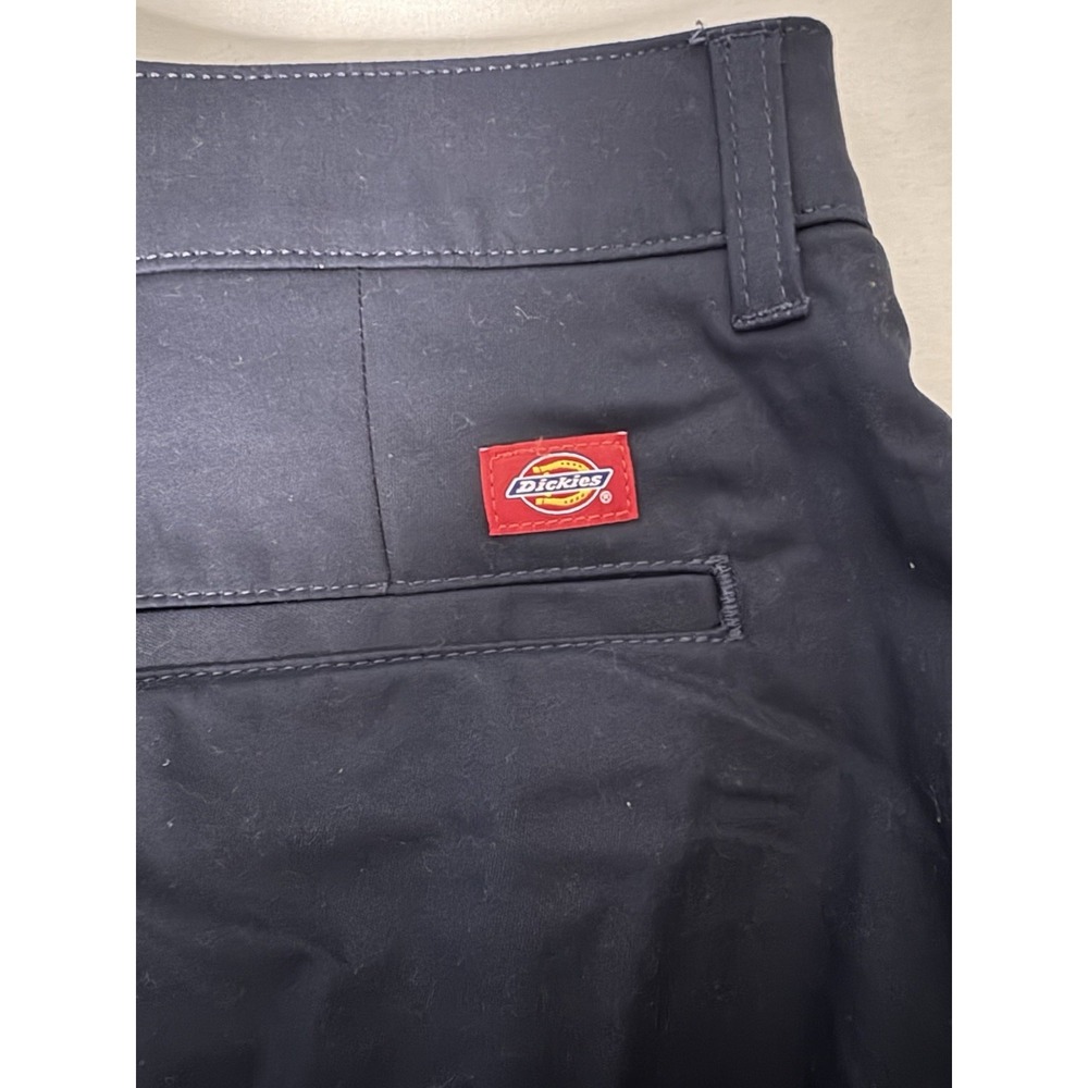 NWT Dickies Toyota Uniform Work Pants Women's Size 8x34 Blue Relaxed Straight - Picture 9 of 11
